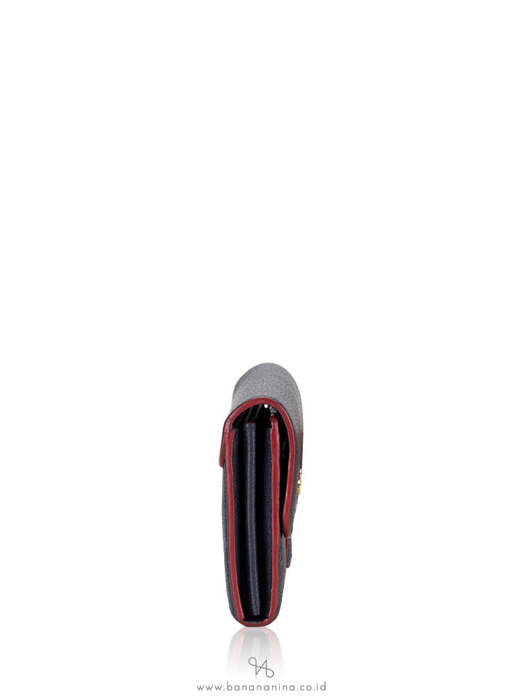 LOUIS VUITTON Monogram Empreinte Pont-Neuf Marine Rouge