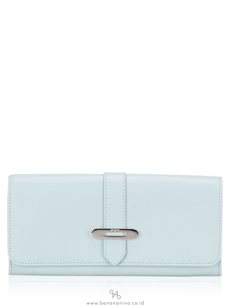 TOD'S Mini Rounded Wallet Blue