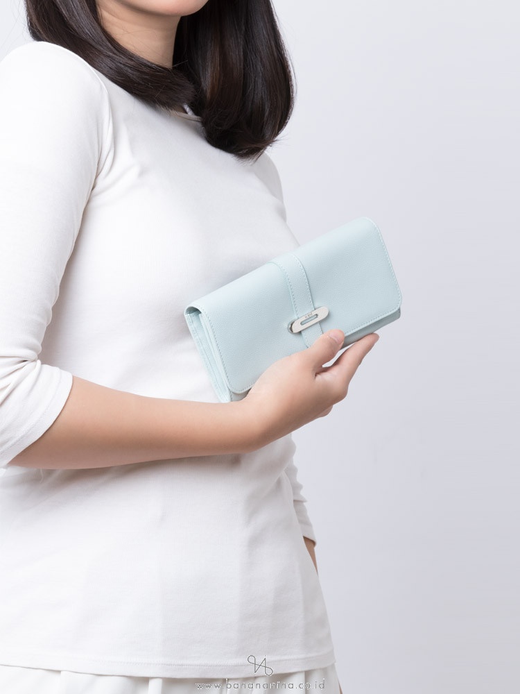 TOD'S Mini Rounded Wallet Blue