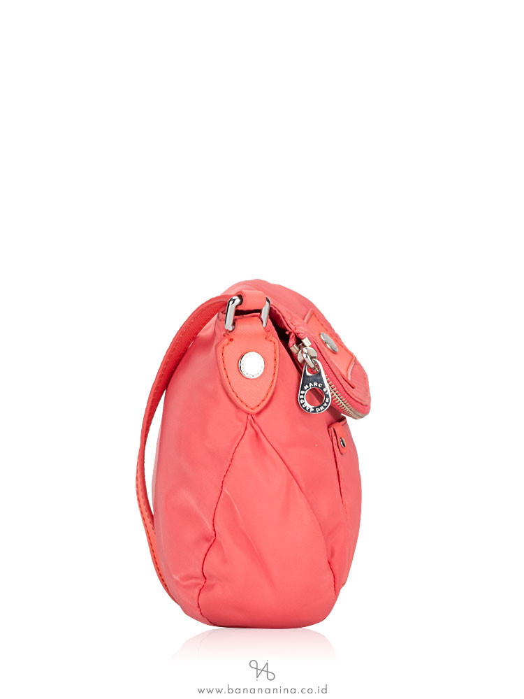 MARC JACOBS Mini Preppy Nylon Natasha Bag Bright Coral