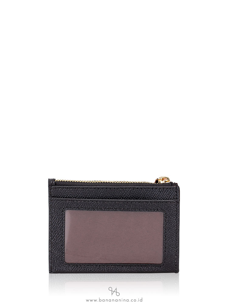 COACH 88250 Crossgrain Mini Skinny ID Black