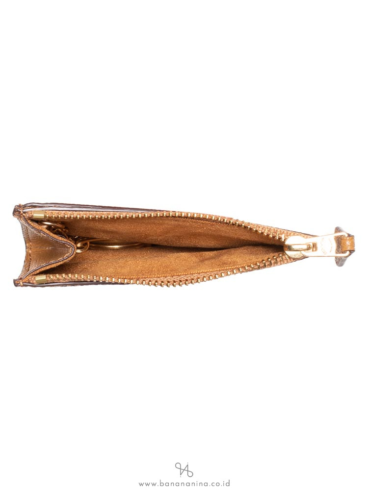 COACH 88250 Crossgrain Mini Skinny ID Light Saddle