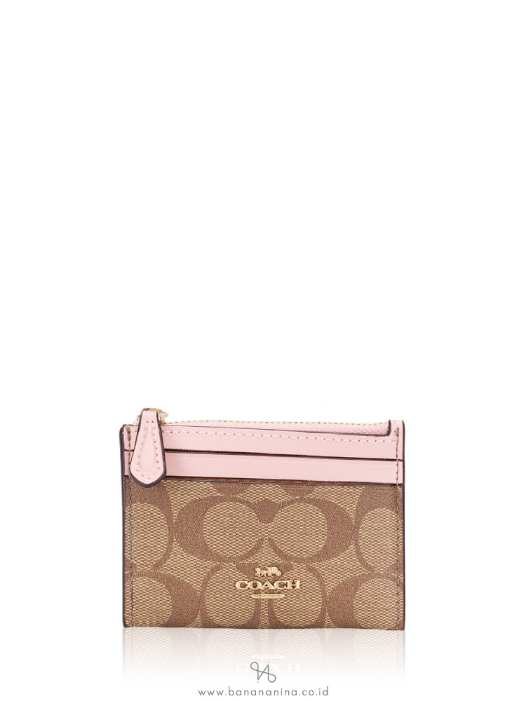 COACH 88208 Signature Mini Skinny Khaki Blossom