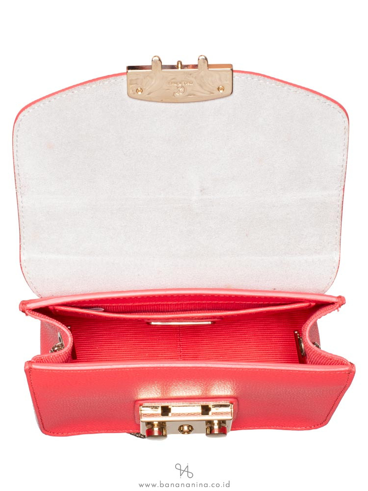 FURLA Metropolis Mini Crossbody Pink Fluo