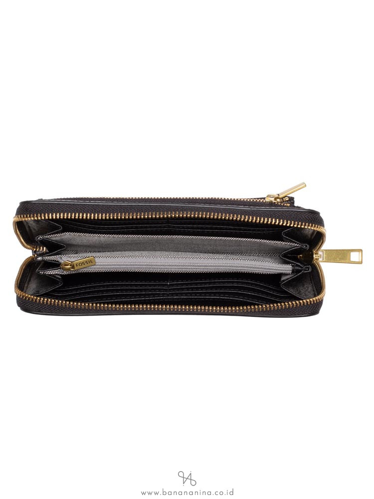 FOSSIL SL7982919 Rfid Logan Zip Wallet Floral