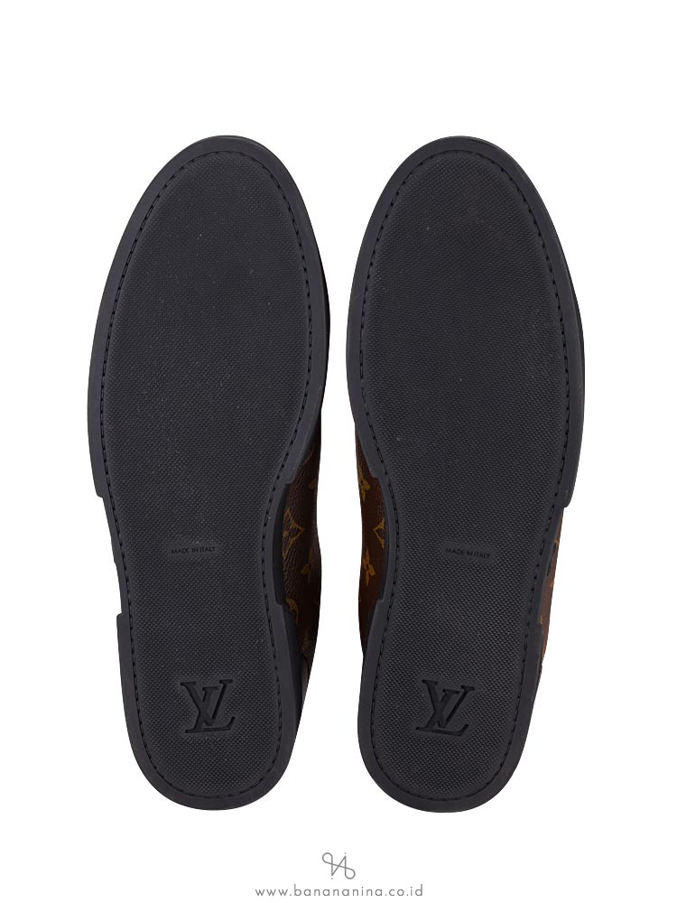 LOUIS VUITTON Men Monogram Match Up Sneakers Black Sz 8.5