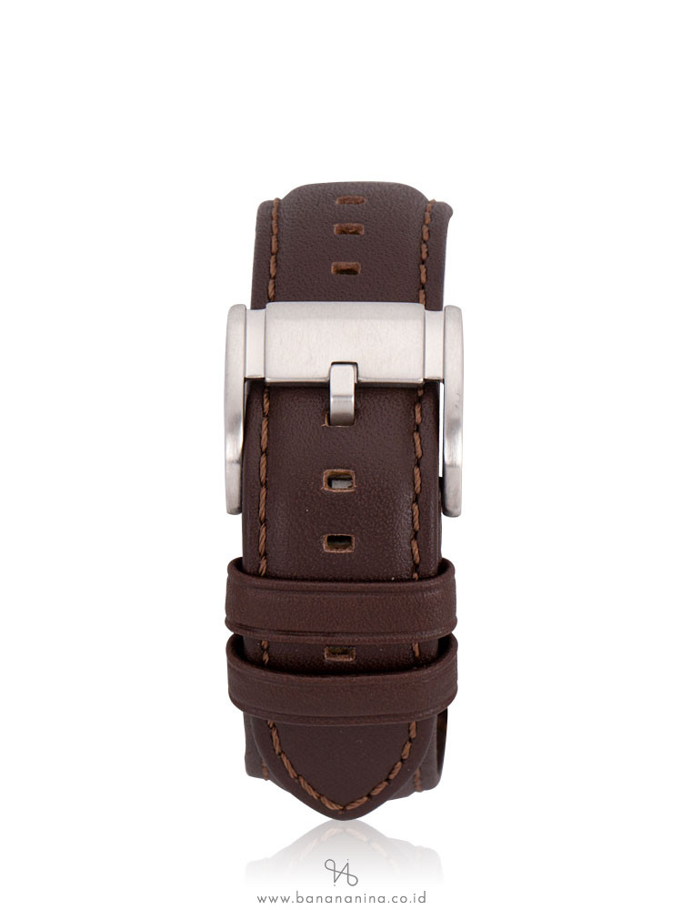 FOSSIL Men FS4828 Dean Chronograph Leather Strap Brown