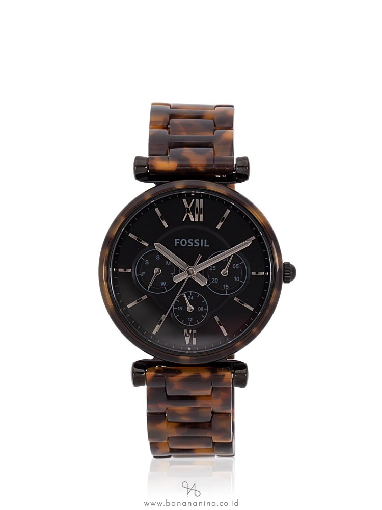 FOSSIL ES4659 Carlie Multifunction Acetate Tortoise