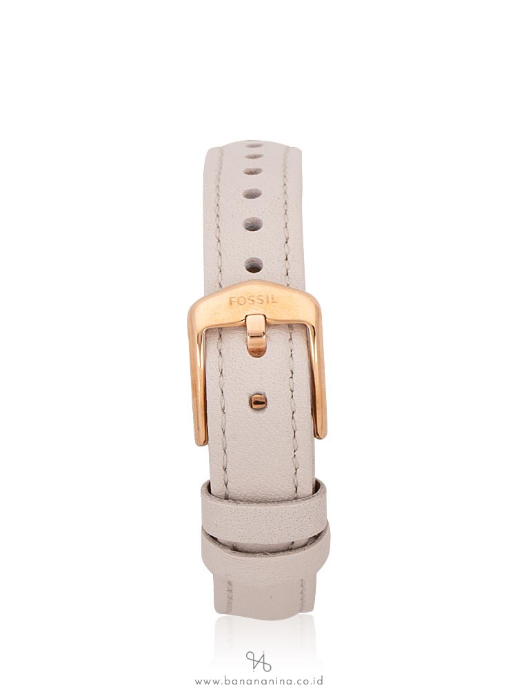 FOSSIL ES4911 Presley Leather Strap White