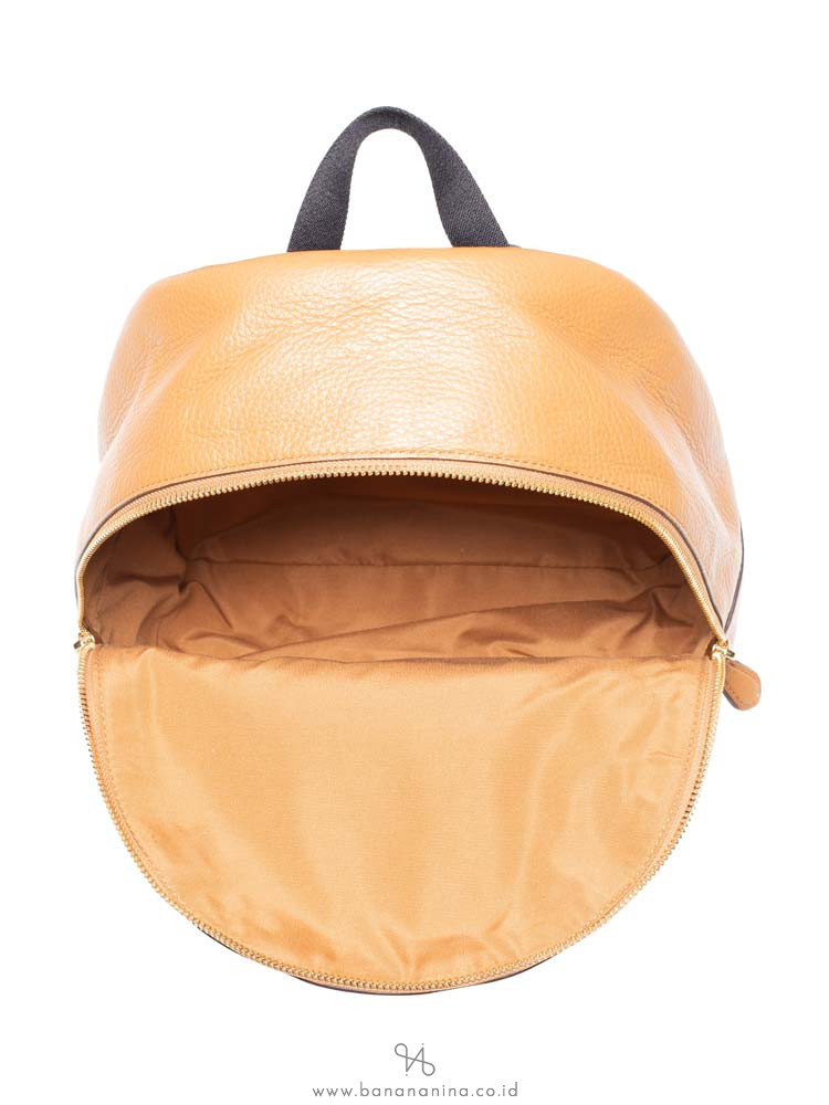 coach pebbled leather medium charlie backpack