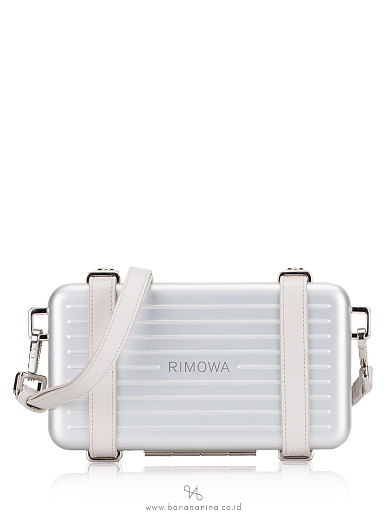 CHRISTIAN DIOR X Rimowa Aluminum Personal Clutch Silver