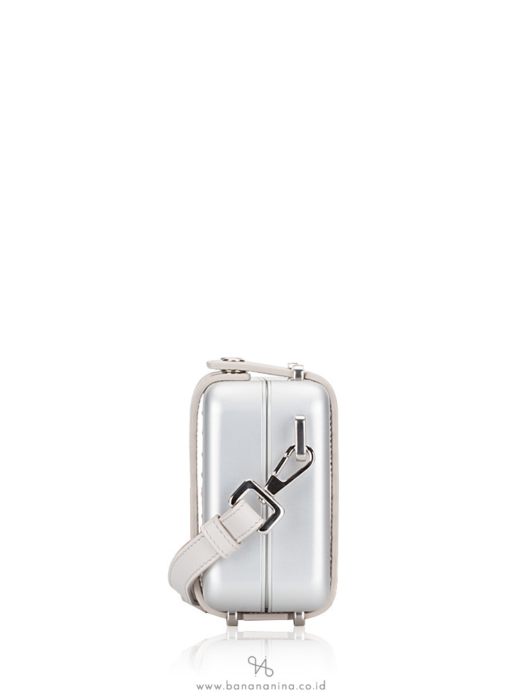 CHRISTIAN DIOR X Rimowa Aluminum Personal Clutch Silver