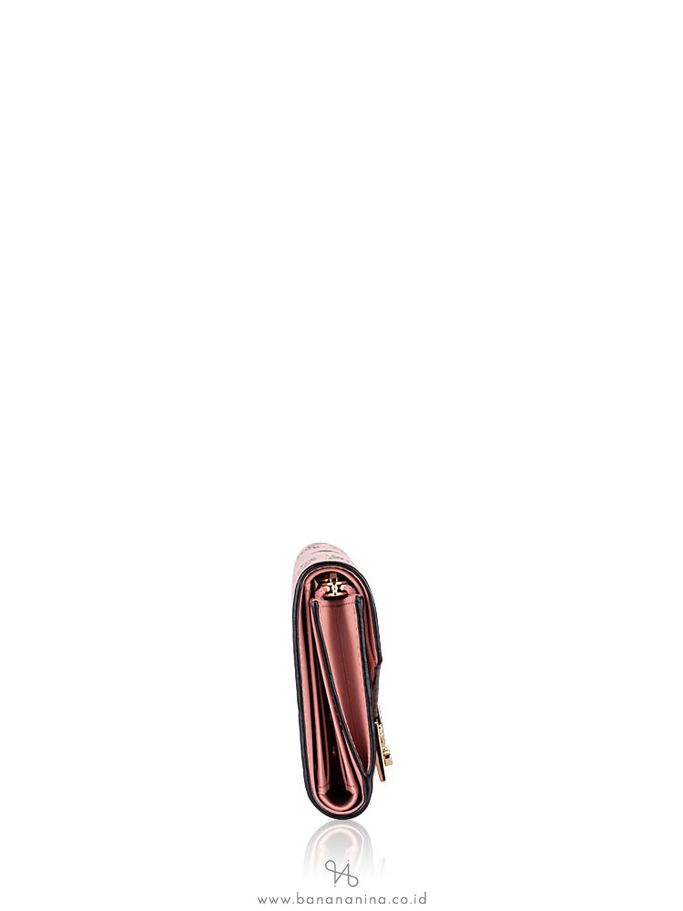 MCM Patricia Visetos Small Wallet Pink