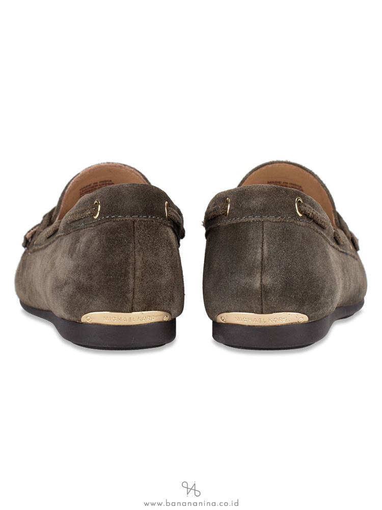 MICHAEL KORS Sutton Suede Moc Loafers Ivy Sz 7