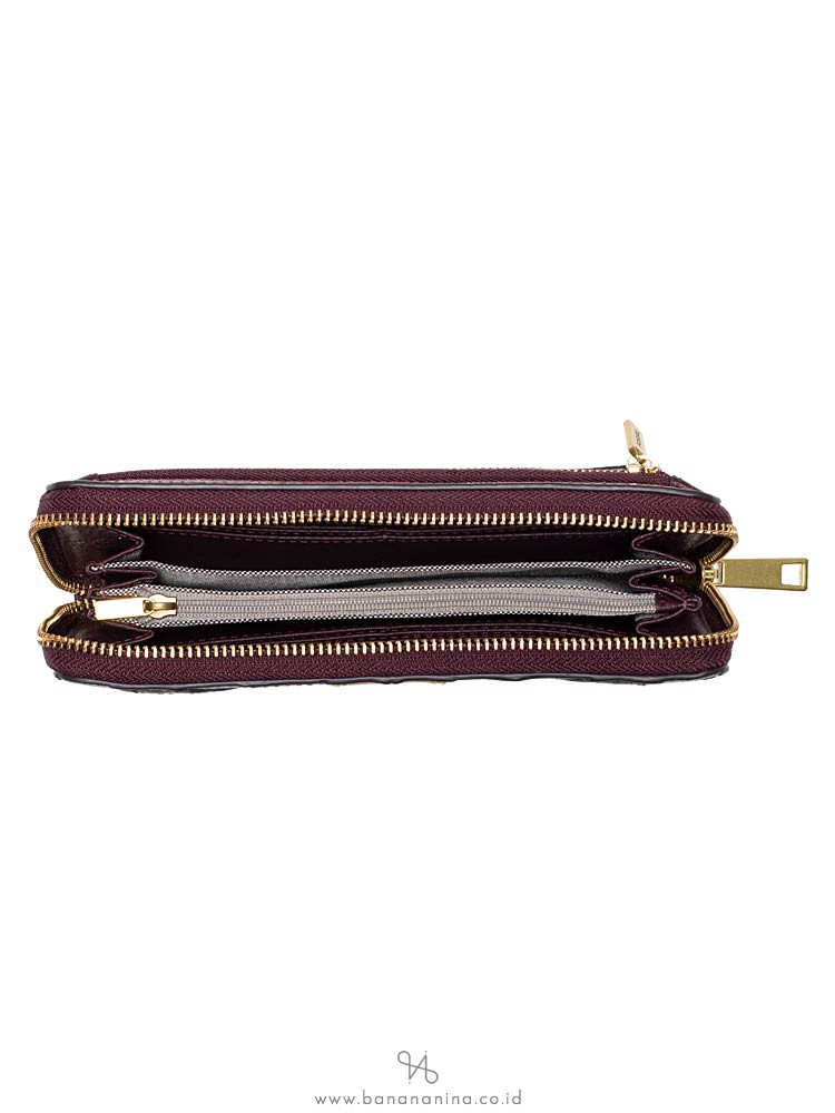 FOSSIL SL7939564 Rfid Logan Zip Wallet Purple Multi