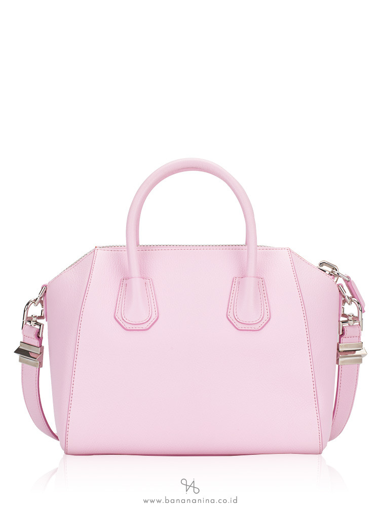 GIVENCHY Sugar Goatskin Small Antigona Bright Pink