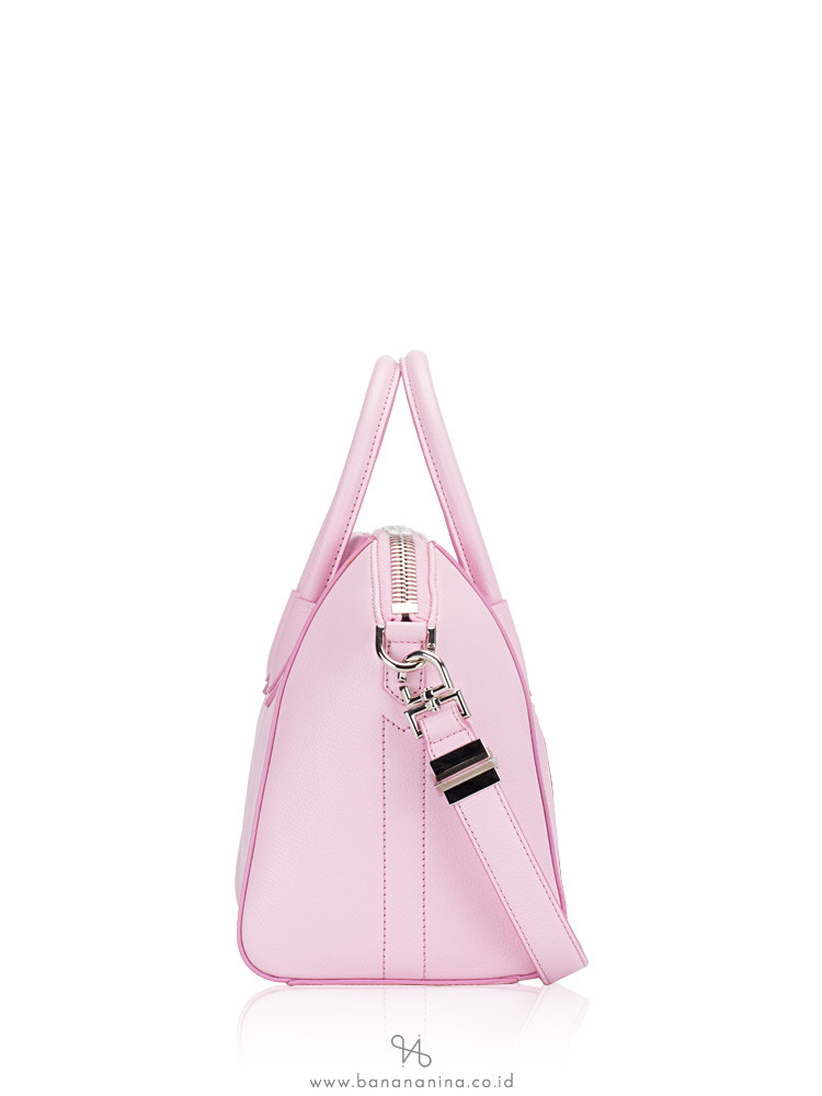 GIVENCHY Sugar Goatskin Small Antigona Bright Pink