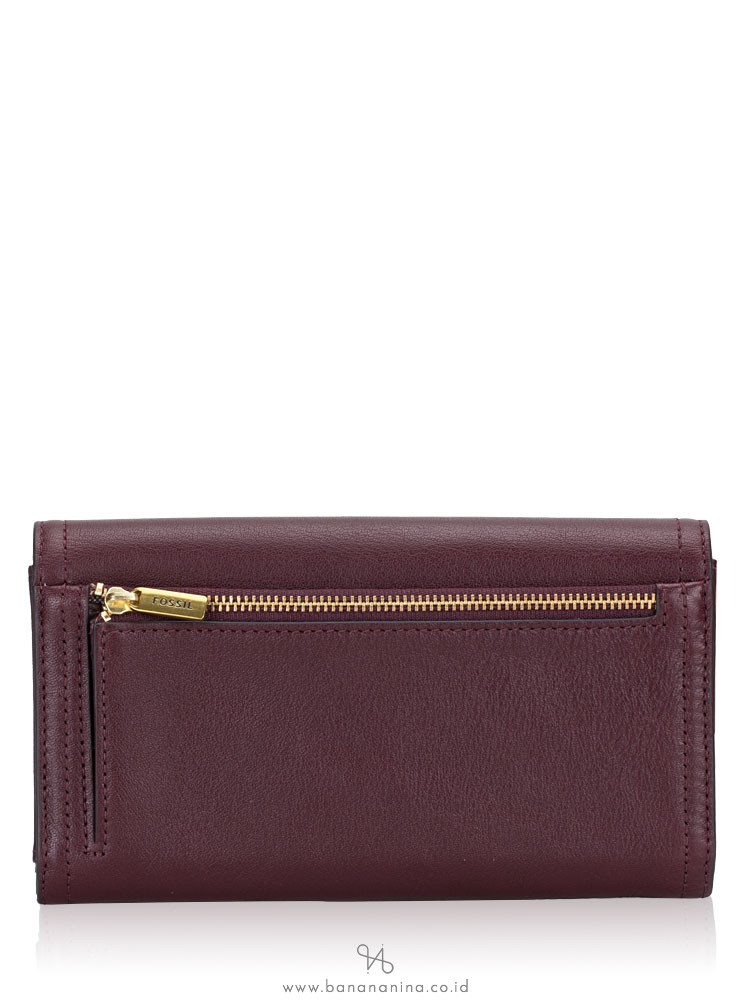 FOSSIL SL7929503 RFID Logan Flap Wallet Fig