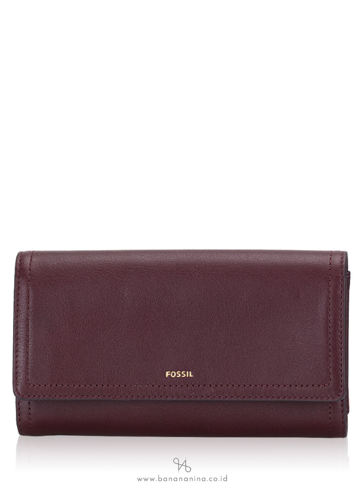 FOSSIL SL7929503 RFID Logan Flap Wallet Fig