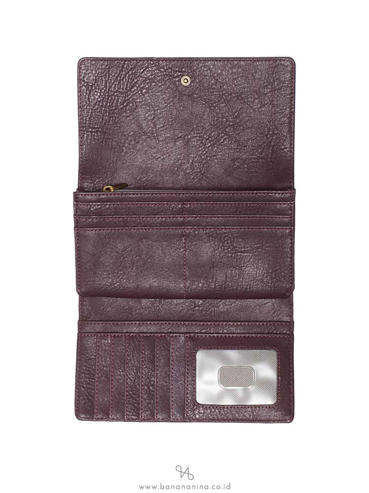 FOSSIL SL7929503 RFID Logan Flap Wallet Fig