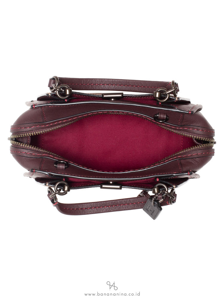 COACH 73946 Signature Rexy Dreamer 21 Tan Oxblood