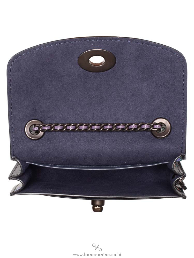 COACH 76124 Vintage Rosebud Parker 18 Black Multi