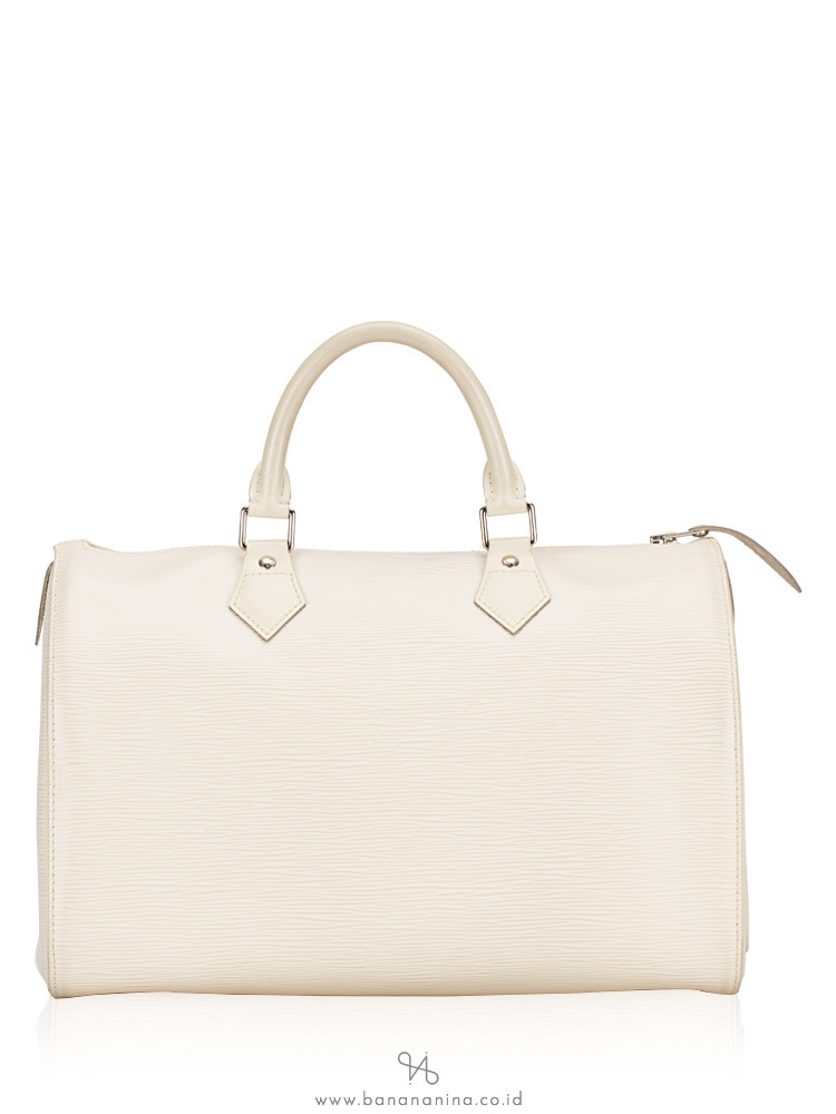 LOUIS VUITTON Epi Speedy 30 Ivory