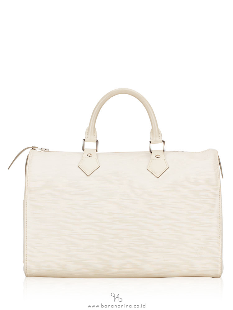 LOUIS VUITTON Epi Speedy 30 Ivory