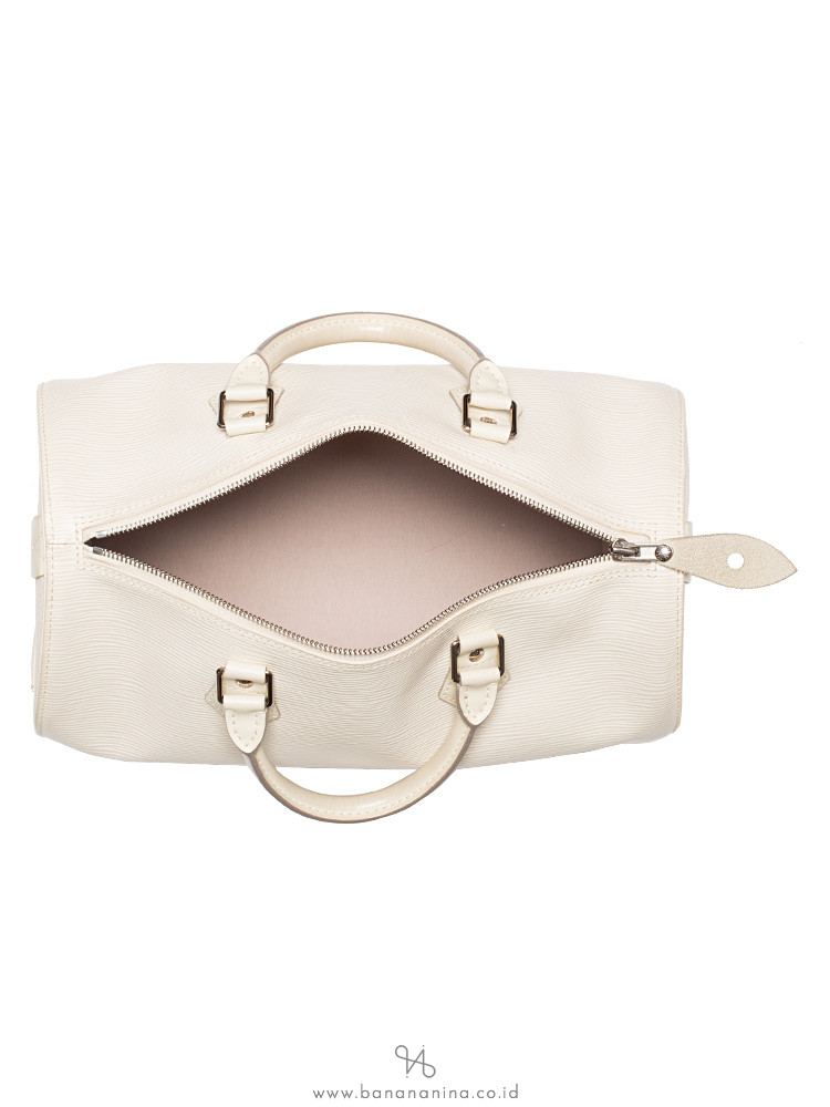 LOUIS VUITTON Epi Speedy 30 Ivory