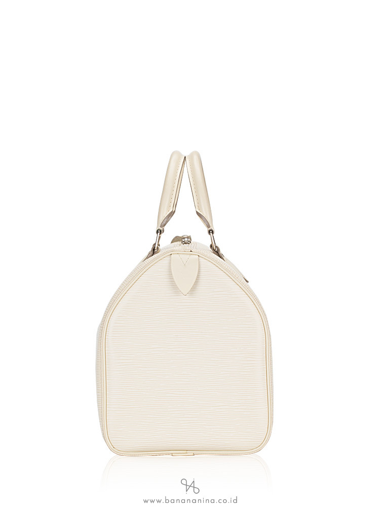 LOUIS VUITTON Epi Speedy 30 Ivory