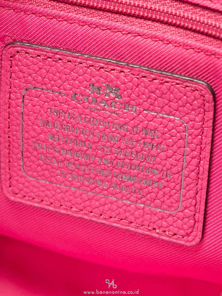 COACH 37711 Floral Rivets Leather Chelsea Crossbody Dahlia
