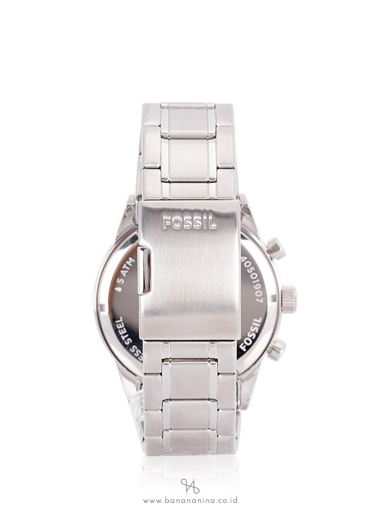FOSSIL Men BQ1125IE Flynn Chronograph Stainless Silver
