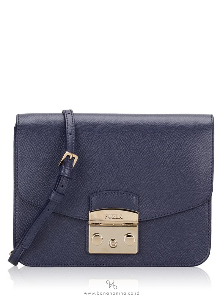 FURLA Metropolis Small Crossbody Blu Notte