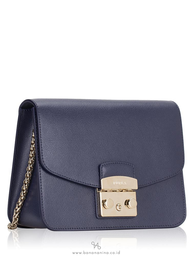 FURLA Metropolis Small Crossbody Blu Notte