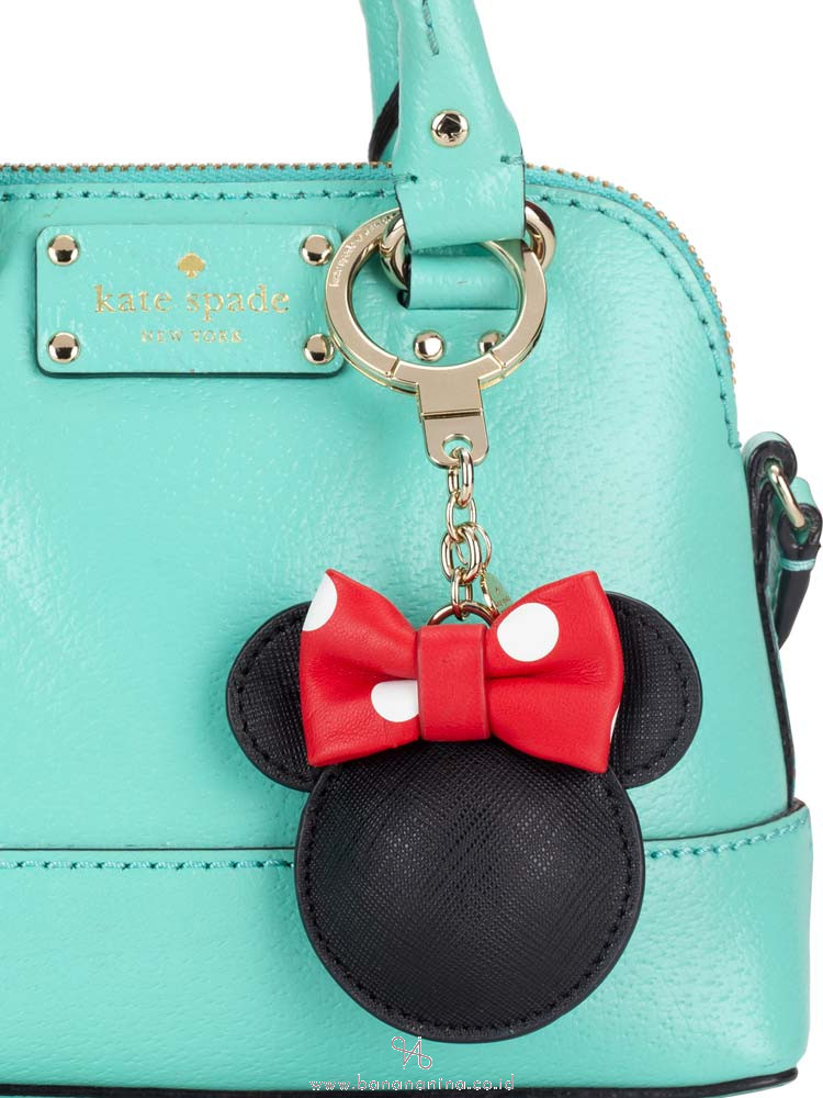 KATE SPADE X Minnie Mouse Key Fobs Black