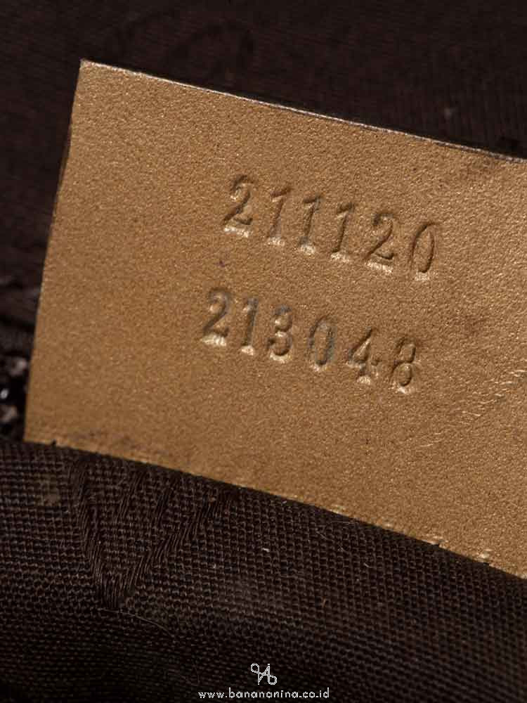 GUCCI GG Imprime Medium Tote Gold