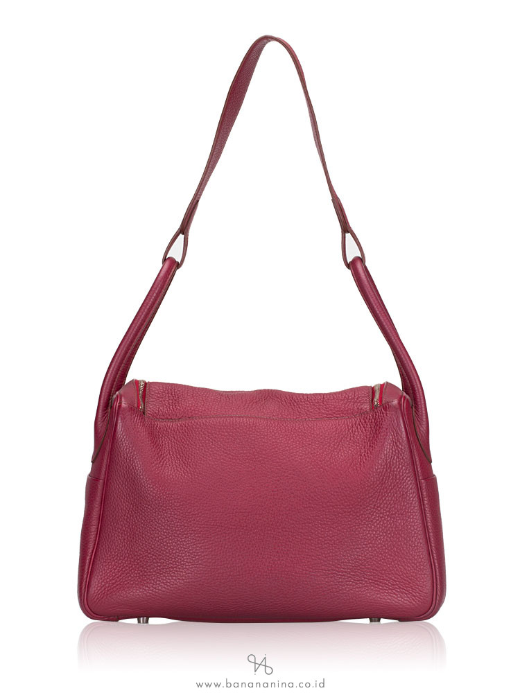 HERMES Taurillon Lindy 34 Rubis