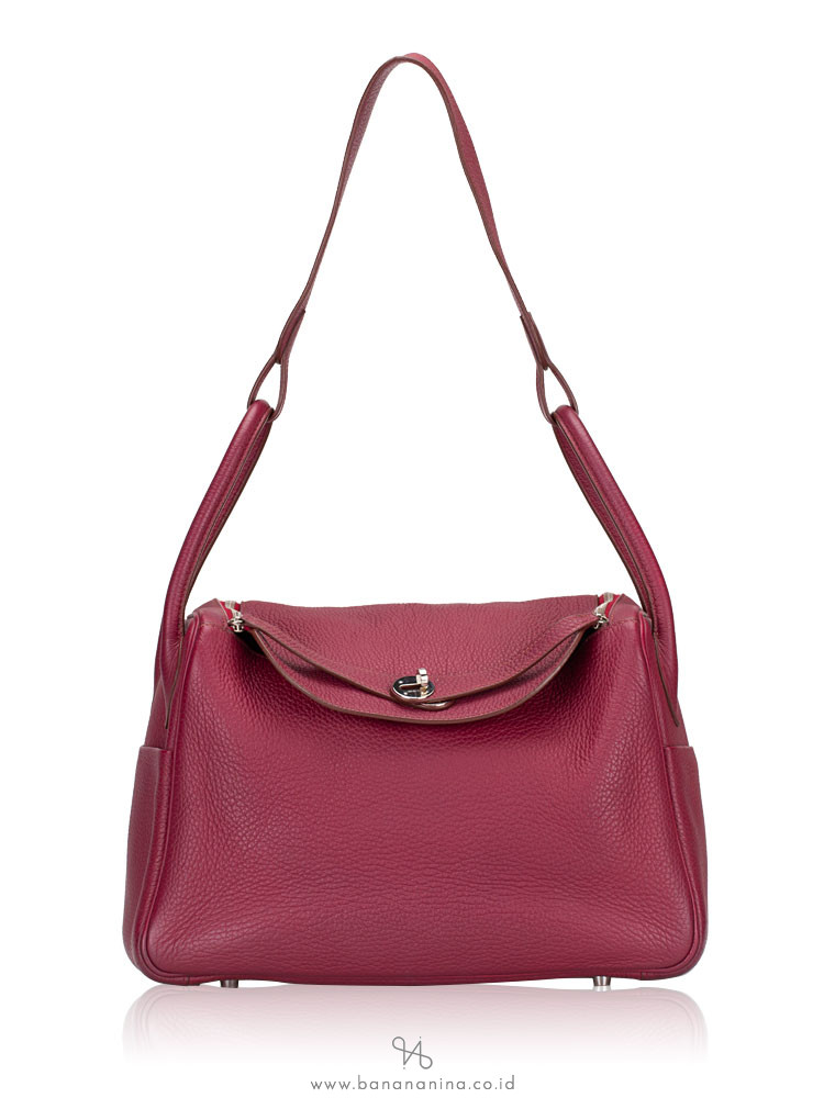 HERMES Taurillon Lindy 34 Rubis