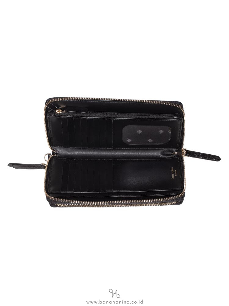 KATE SPADE Jeanne Large Carryall Wristlet Black