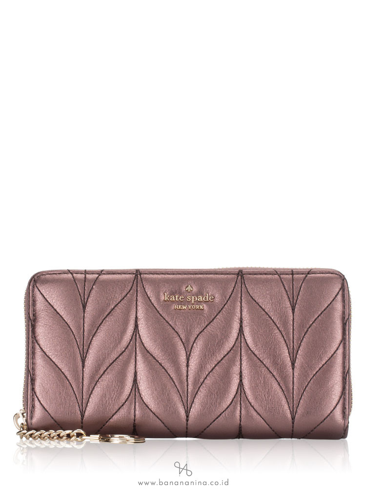 KATE SPADE Briar Lane Quilted Neda Metallic Oak
