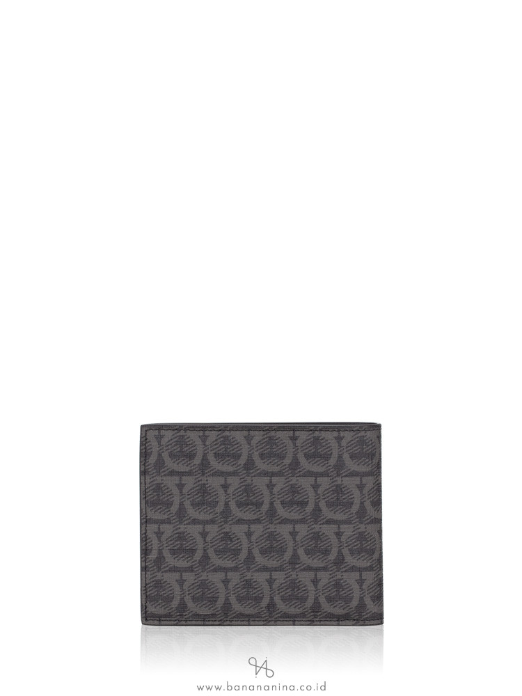 SALVATORE FERRAGAMO Men Gancini Wallet Nero