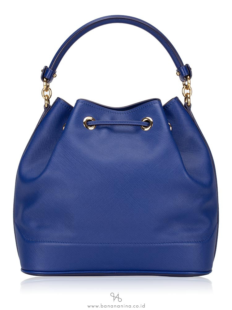 SALVATORE FERRAGAMO Mille Bucket Bag Blue