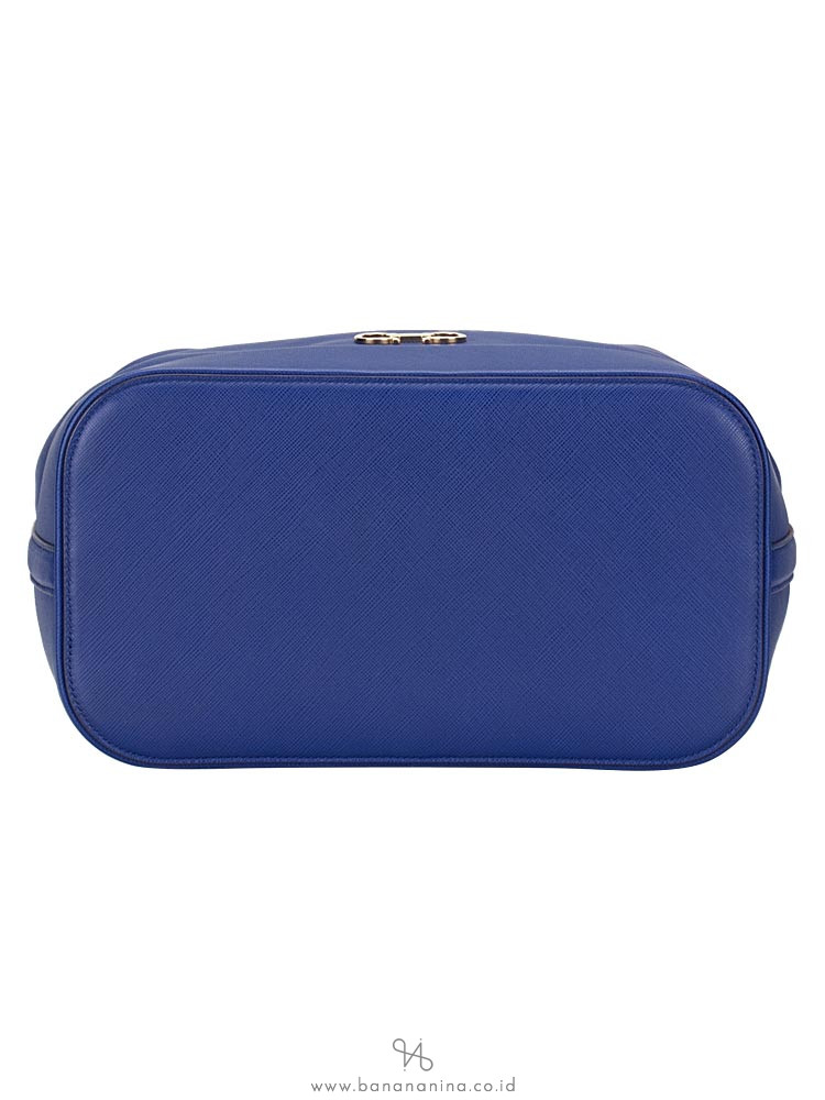 SALVATORE FERRAGAMO Mille Bucket Bag Blue