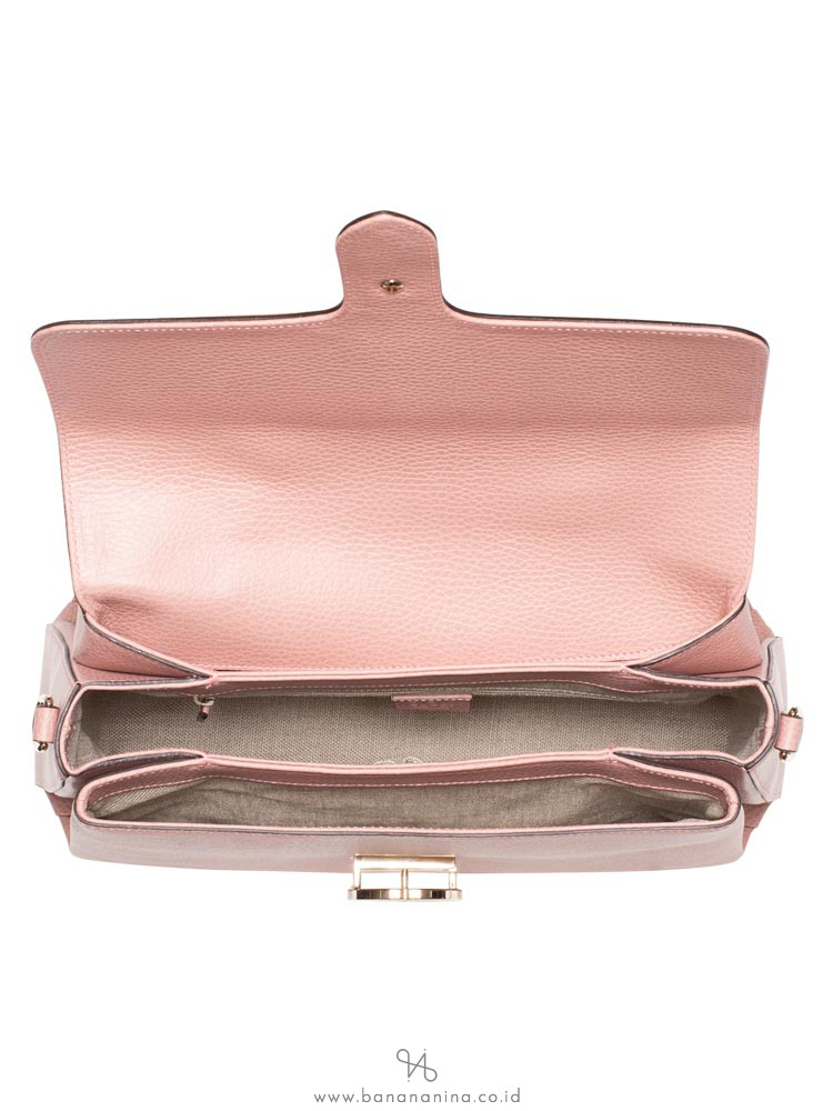 GUCCI Dollar Interlocking Medium Shoulder Bag Pink