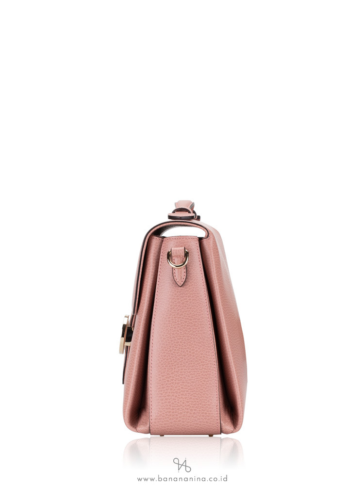 GUCCI Dollar Interlocking Medium Shoulder Bag Pink