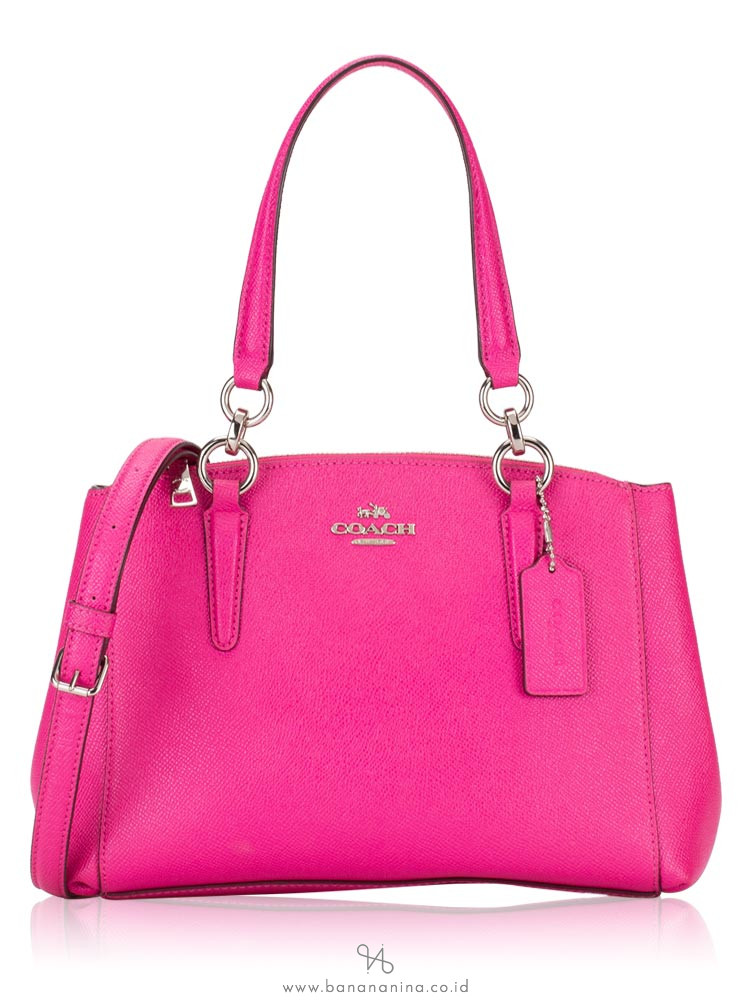 COACH 57523 Crossgrain Mini Christie Bright Fuchsia