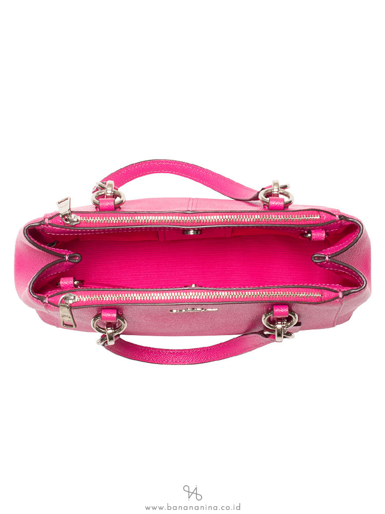 COACH 57523 Crossgrain Mini Christie Bright Fuchsia