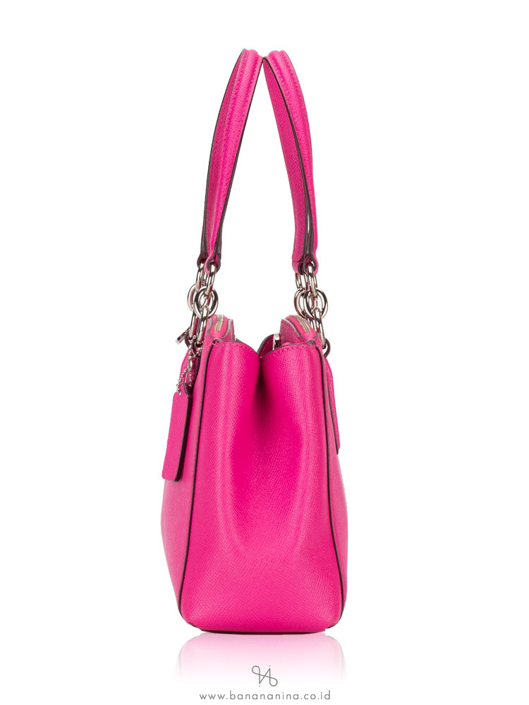 COACH 57523 Crossgrain Mini Christie Bright Fuchsia