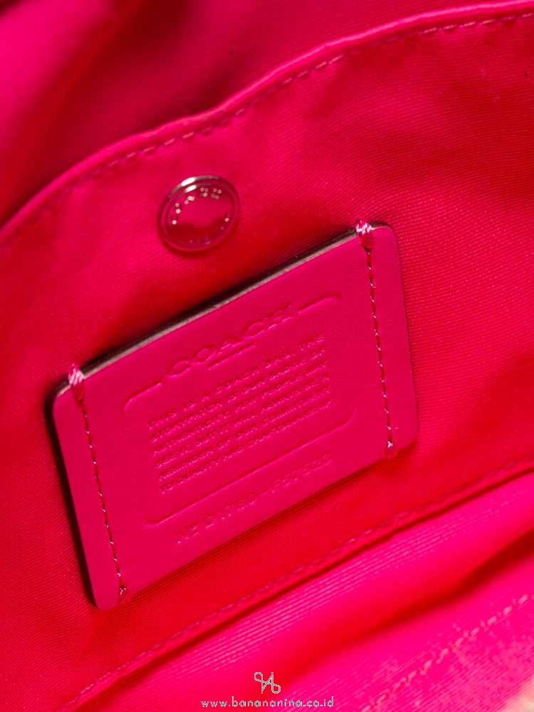 COACH 57523 Crossgrain Mini Christie Bright Fuchsia