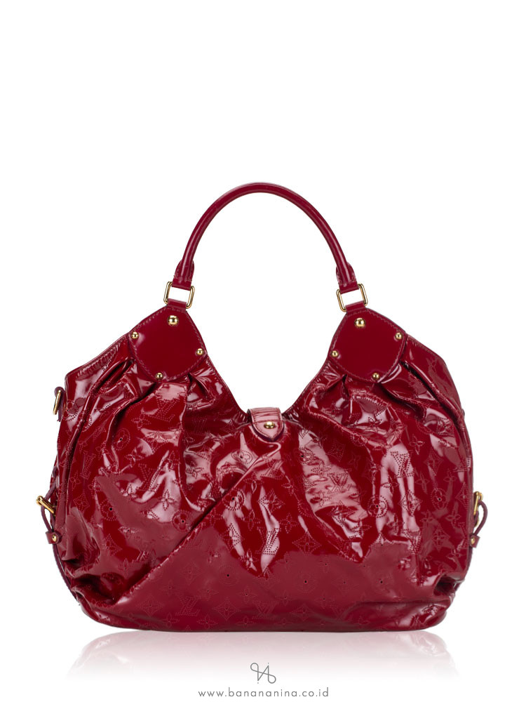 LOUIS VUITTON Mahina Surya XL Bag Cherry